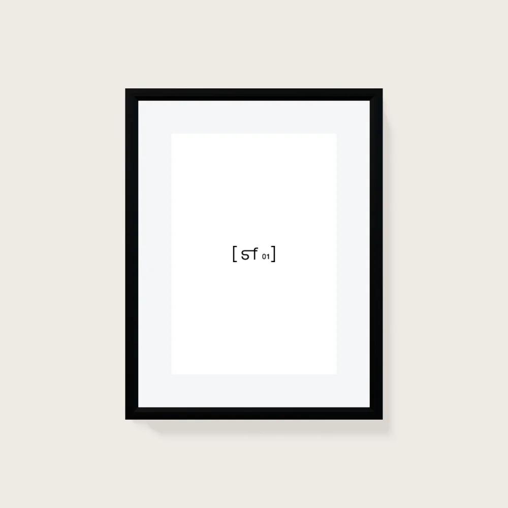 30x40 cm [SF01] Bildgröße 22x32 cm - mit Passepartout