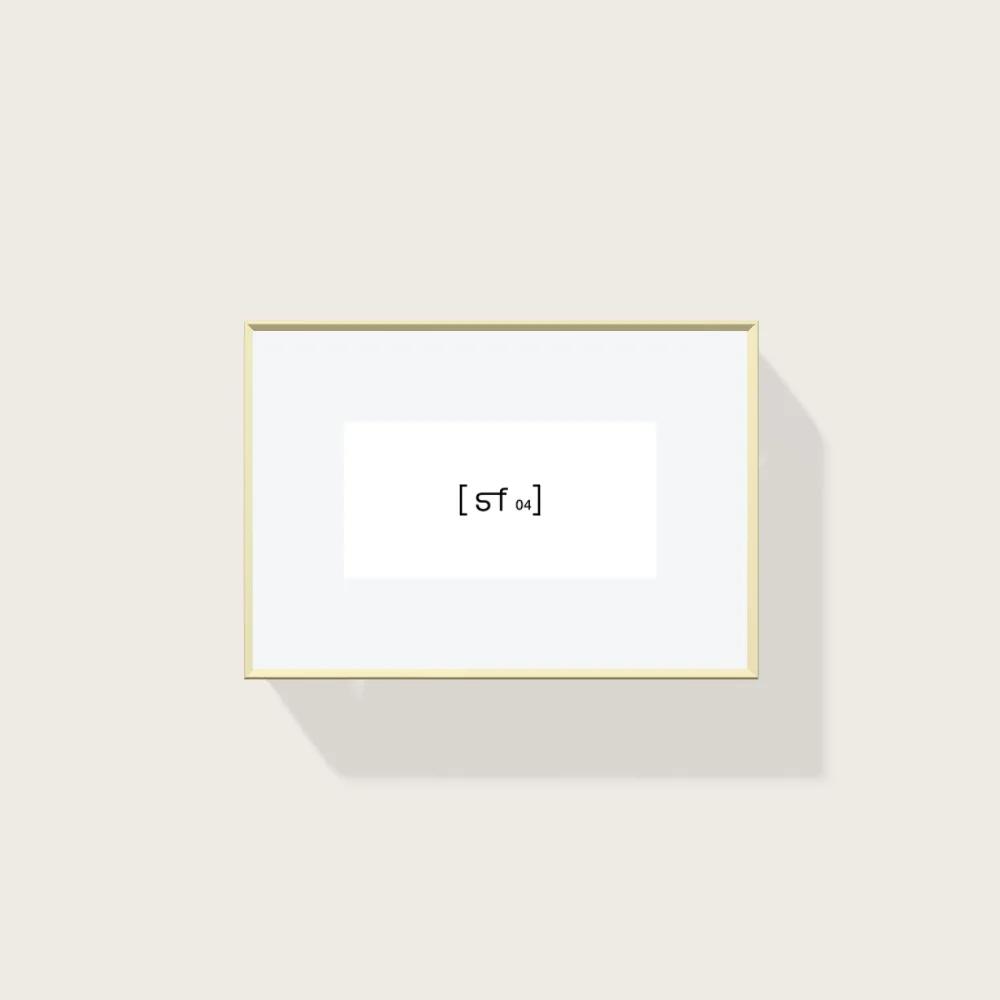 15x10 cm [SF04] Bildgröße 10x5 cm - mit Passepartout